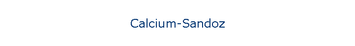 Calcium-Sandoz