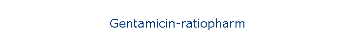 Gentamicin-ratiopharm