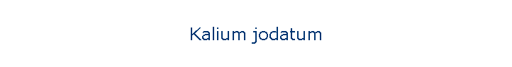 Kalium jodatum