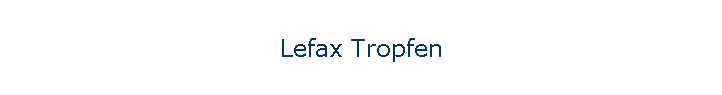 Lefax Tropfen