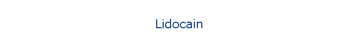 Lidocain