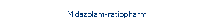 Midazolam-ratiopharm