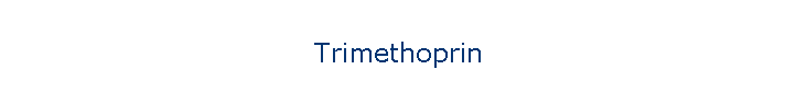 Trimethoprin