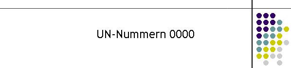 UN-Nummern 0000