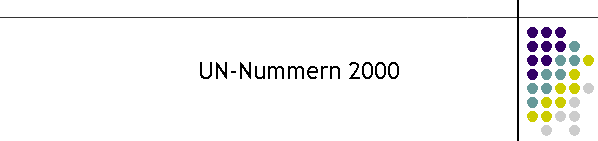 UN-Nummern 2000