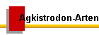 Agkistrodon-Arten